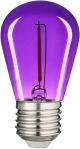 LED dekorativna Filament sijalica 0.6W E27 ljubičasta