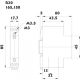 Modularni kontaktor 2P R25-02  1M 25A 2xNC 230V