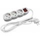 Produzni kabel sa 3 mesta/1.5m   p 3x1.5 16A 250V bela