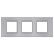 70132.SS Maska 3X2M horizontal silver sa silver