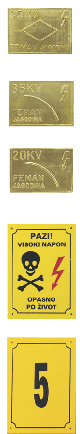 Ploča za skretanje kabla udesno 0.4 kV