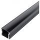 Alu profil U nadgradni 1m 17.2x14.4mm crni