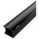 Alu profil U 24x14.2mm 1m ugradni crni difuzor