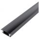 Alu profil za LED traku 24.7x7mm 1m ugradni crni