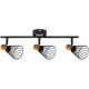 Plafonska spot lampa Luna 3xE14 crna