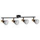 Plafonska spot lampa Luna 4xE14 crna