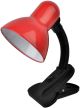 Stona lampa Clip crvena E27 60W