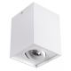 Plafonska lampa kocka okretna GU10 125mm bela IP20