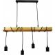 Viseća lampa Madeline 4xE27 drvo crna