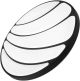 LED plafonjera Avide Oyster Helen CCT 48W 490mm