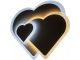 Avide Oyster Coeur LED plafonjerka 55W RF
