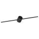 LED zidna lampa 15W IP44 4000K crna Avantgarde