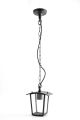 Fenjer visilica Coronado E27 IP44 crna