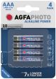 Alkalna baterija AAA 1.5V Power plava B4