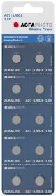Alkalna dugmasta baterija AG7 LR926 1.5V siva