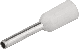 Izolovana završna čaura 0.75mm2 16.4mm bela