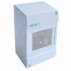 Raz. kutije na zidbez vrata1×4  modul. IP40. H×W×D=130×82×62