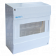 Raz. kutije na zidbez vrata1×8  modul. IP40. H×W×D=160×160×6