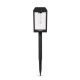 Baštenska solarna lampa 50cm IP44 crna