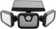 Solarni LED reflektor 15W 600lm IP65 3 glave