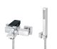 Baterija za kadu Quadro crna JQ33101B Rosan