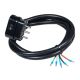 Kabel prik. crna trofazni H05R R-F 5x2.5 2m slobodni kraj