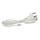 Kabel prik.sa prek. bela H03VV H2-F 2x0.75L=3m