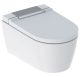 WC ŠOLJA KONZOLNA AQUACLEAN SELA TUŠ WC KOMPLET HROM SJAJ Geberit 146.223.21.1