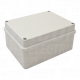Plast. kutija elektronikesvetl o siva sa punim pokl.150×110×7