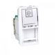 RJ45 KAT5 OKLOPLJENA 1MOD UNIC A BELA