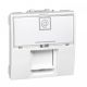 RJ45 KAT6 OKLOPLJENA 2MOD UNIC A BELA