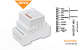 Nivostat N6U 12-250V 1x16A DIN