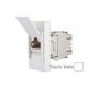 INTERIO Toplo bela priklj. RJ4 5 ravna CAT5e STP 1M