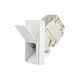 INTERIO signal bela priklj. RJ 45 kosa CAT6a STP 1M