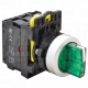 Trostepena sklopka sa svet. ru ckom zeleni LED1×NO 1×NC. 5A/2