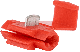 Nožasti razdelnik na patent 0.25-1.5mm2 crveni