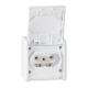 POWER Prikljucnica tropolna be la IP44 PVC 16A 440V