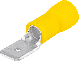 Natični priključni utikač mesing 6.3x0.8mm 6mm2