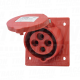 ind. uticnica ugradna kosa16A.  400V. 3P E. 6h. IP44