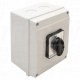 Izborna sklopka u kuc. 0-1-240 0V. 25A. 2×3P. 7.5kW. 256/3T65