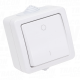Dvopolni prekidac na zid10AX/2 50VAC. IP54. 102