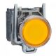 TASTER SVETLECI ZUTI 24V AC/DC LED 1NO 1