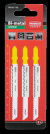Testera list drvo/metal bi-metal 1.2 mm 3kom