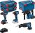 Bosch Akumulatorski set GSR 18V-90C + GDX 18V-210C + GBH 18V-24C + GSA 18V-28 + 1x4,0Ah + 2x5,5Ah + GAL 1880CV, 0615990N37