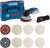 Set Bosch akumulatorska ekscentar brusilica GEX 18V-125 Solo + brusni diskovi starter M480, 0615A5004H