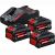 Bosch akumulatorski set 3xEXBA 18V-80 baterije i EXAL 18V-160 punjač