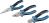 Bosch 3-delni set klešta, 1600A016BG