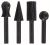 4-delni set glodala za rad slobodnom rukom Bosch 1609200314, 6 mm, 13; 13; 13; 13 mm