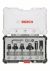 Komplet glodala, 6 komada, Trim&Edging držač od 8 mm Bosch 2607017469