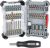 Bosch Extra Hard Screwdriver Bit Set, Display, 44+1 pcs, 2607017733